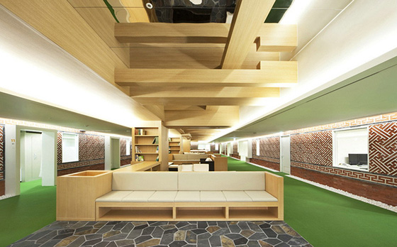 使用91免费看片网站防火板装修的上海国际医学中心医院休闲中心