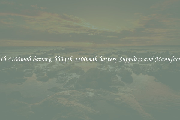 hb3g1h 4100mah battery, hb3g1h 4100mah battery Suppliers and Manufacturers