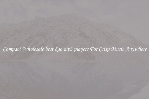 Compact Wholesale best 8gb mp3 players For Crisp Music Anywhere
