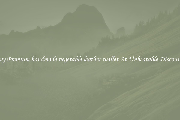 Buy Premium handmade vegetable leather wallet At Unbeatable Discounts