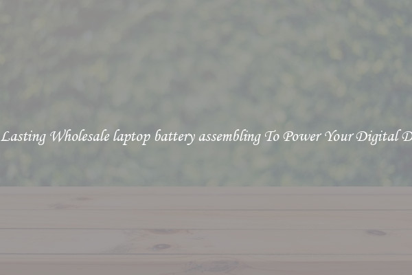 Long Lasting Wholesale laptop battery assembling To Power Your Digital Devices